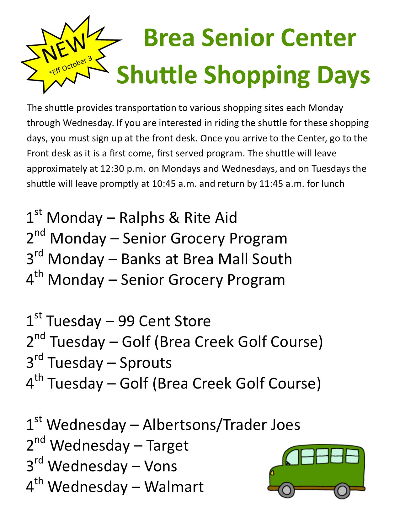 Shopping Days Revised